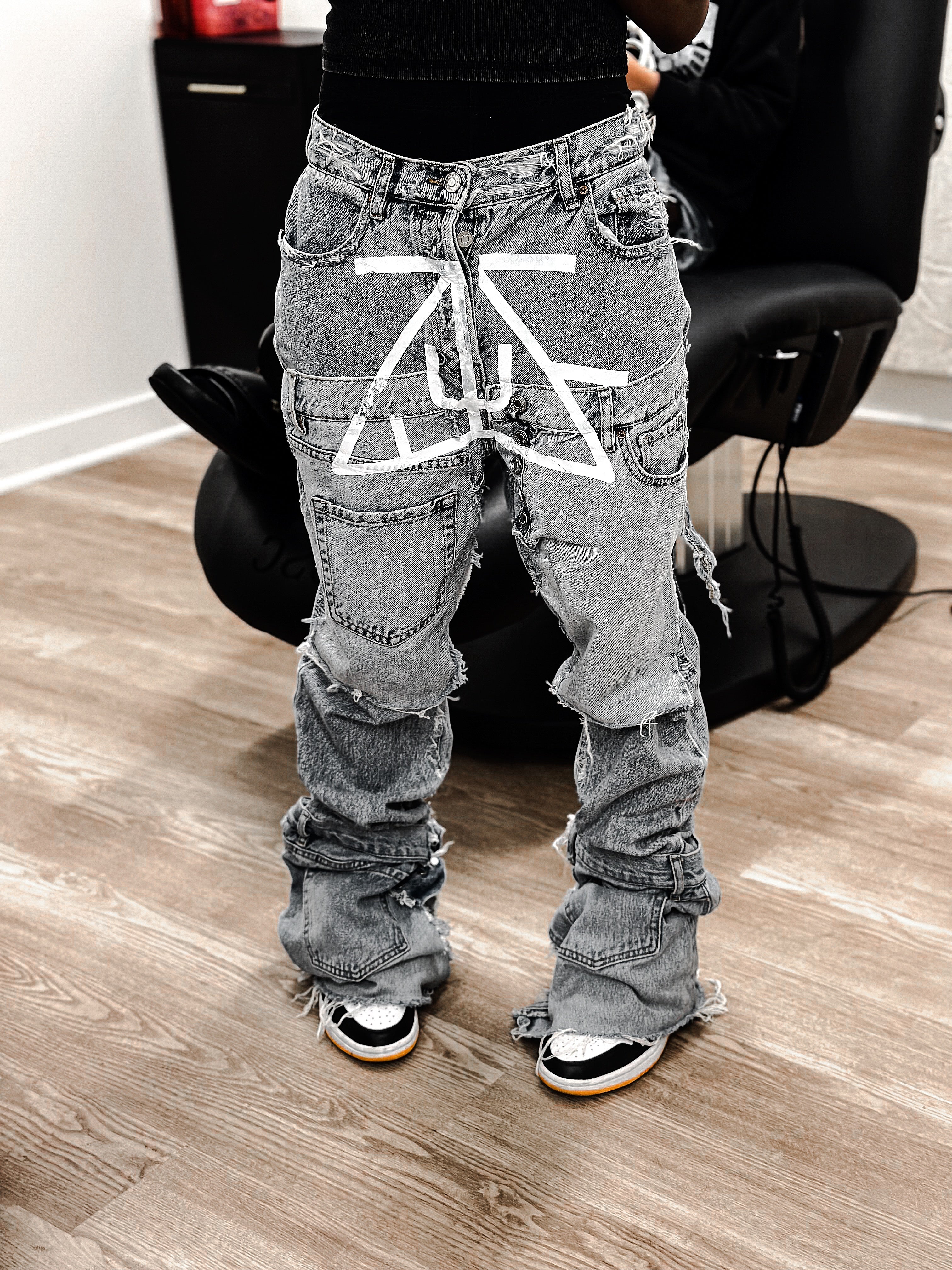 TZUL Unisex Dr. Strange Stacked Denim (Light Blue)