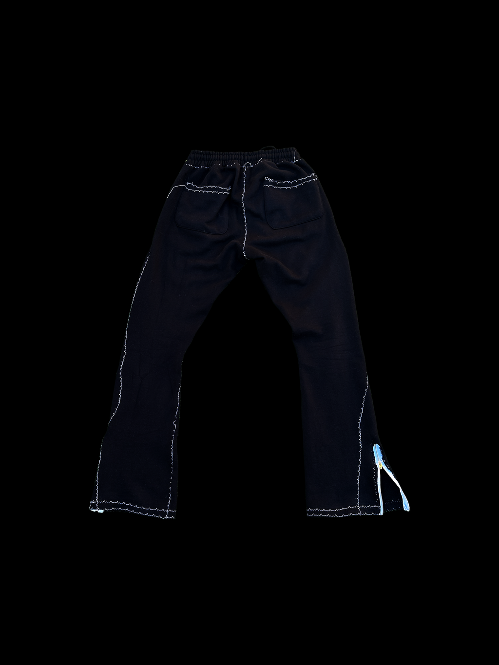 TZUL Stacked Sweatpants (Black)