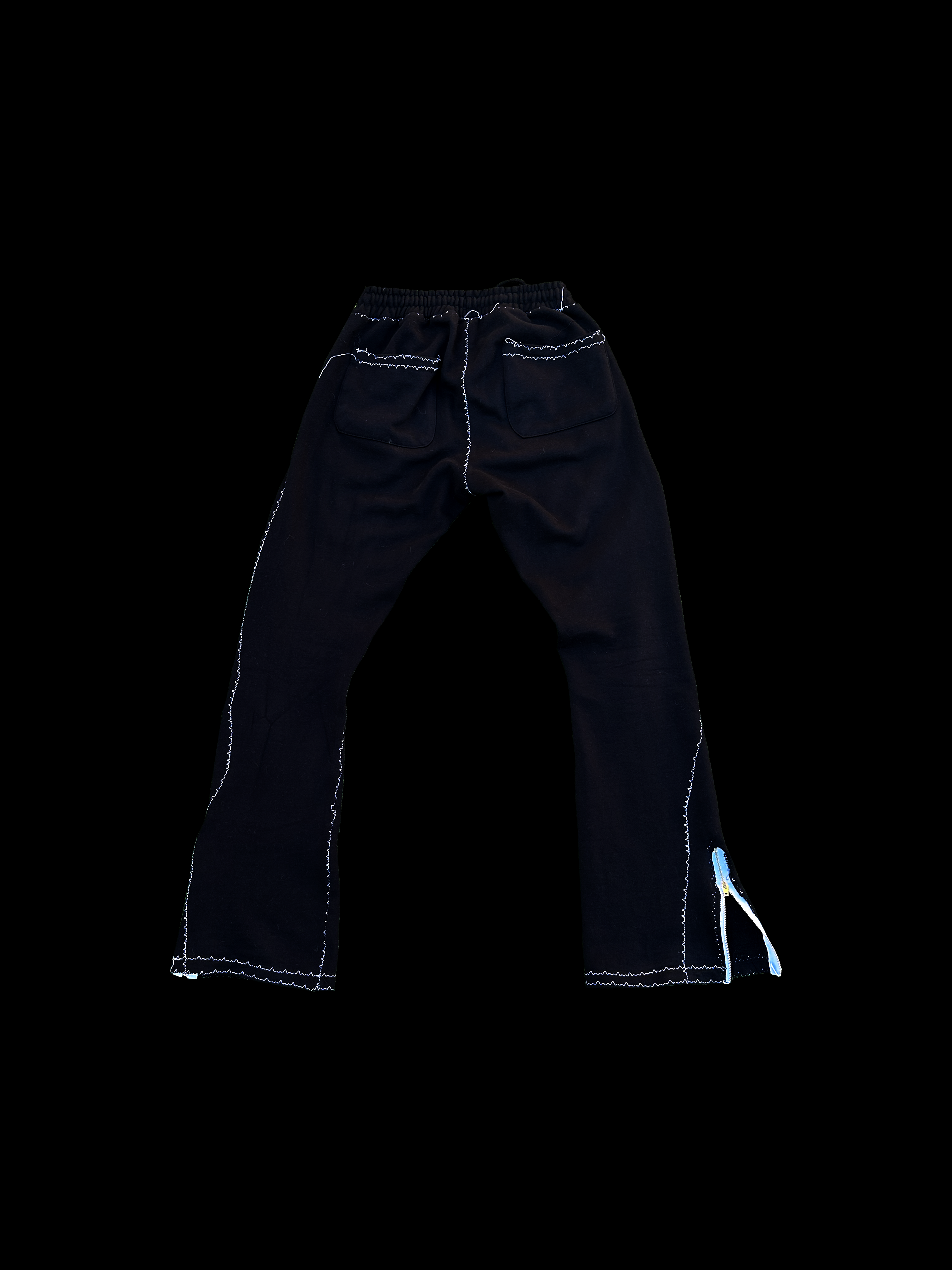 TZUL Stacked Sweatpants (Black)
