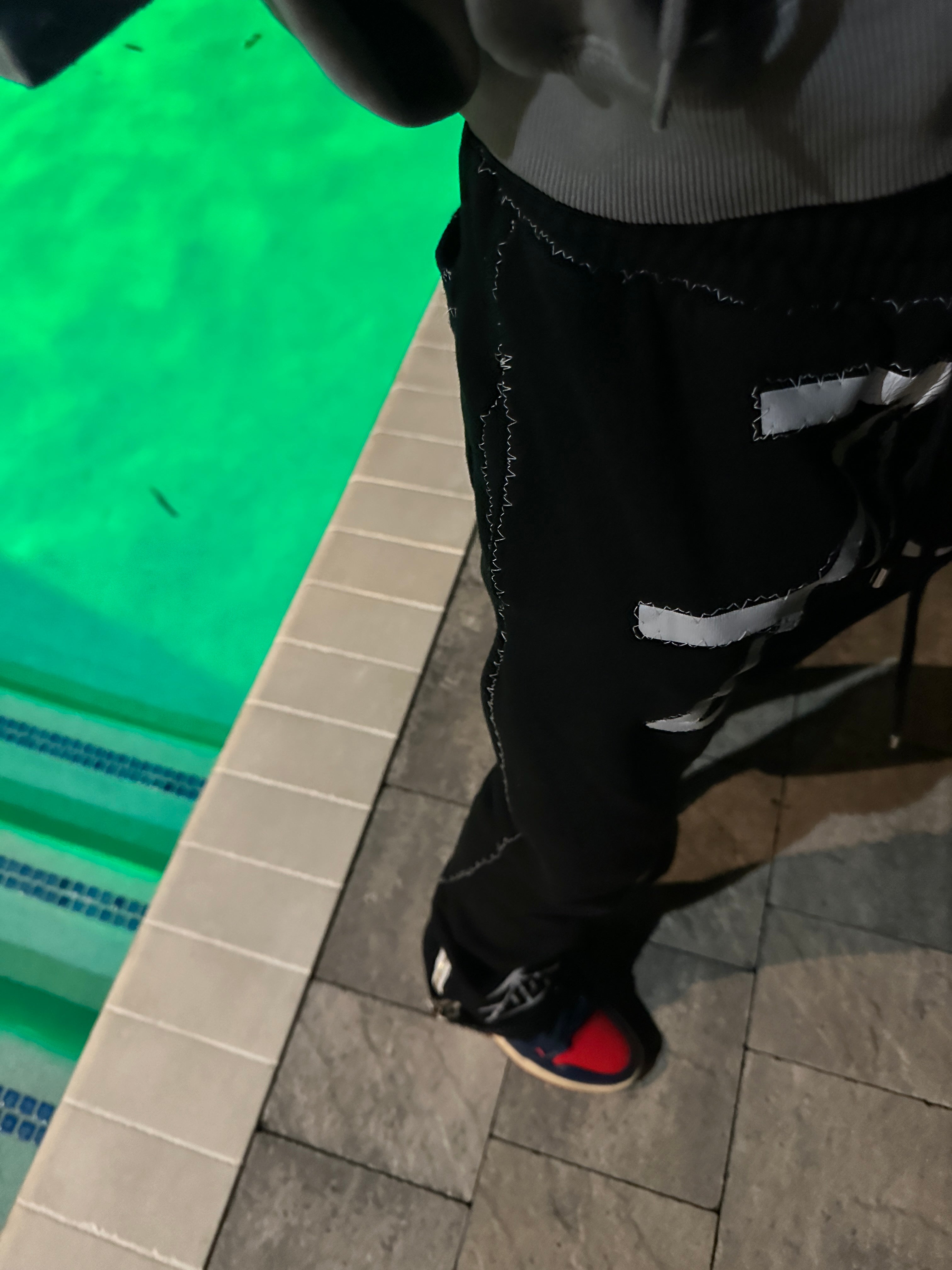 TZUL Stacked Sweatpants (Black)