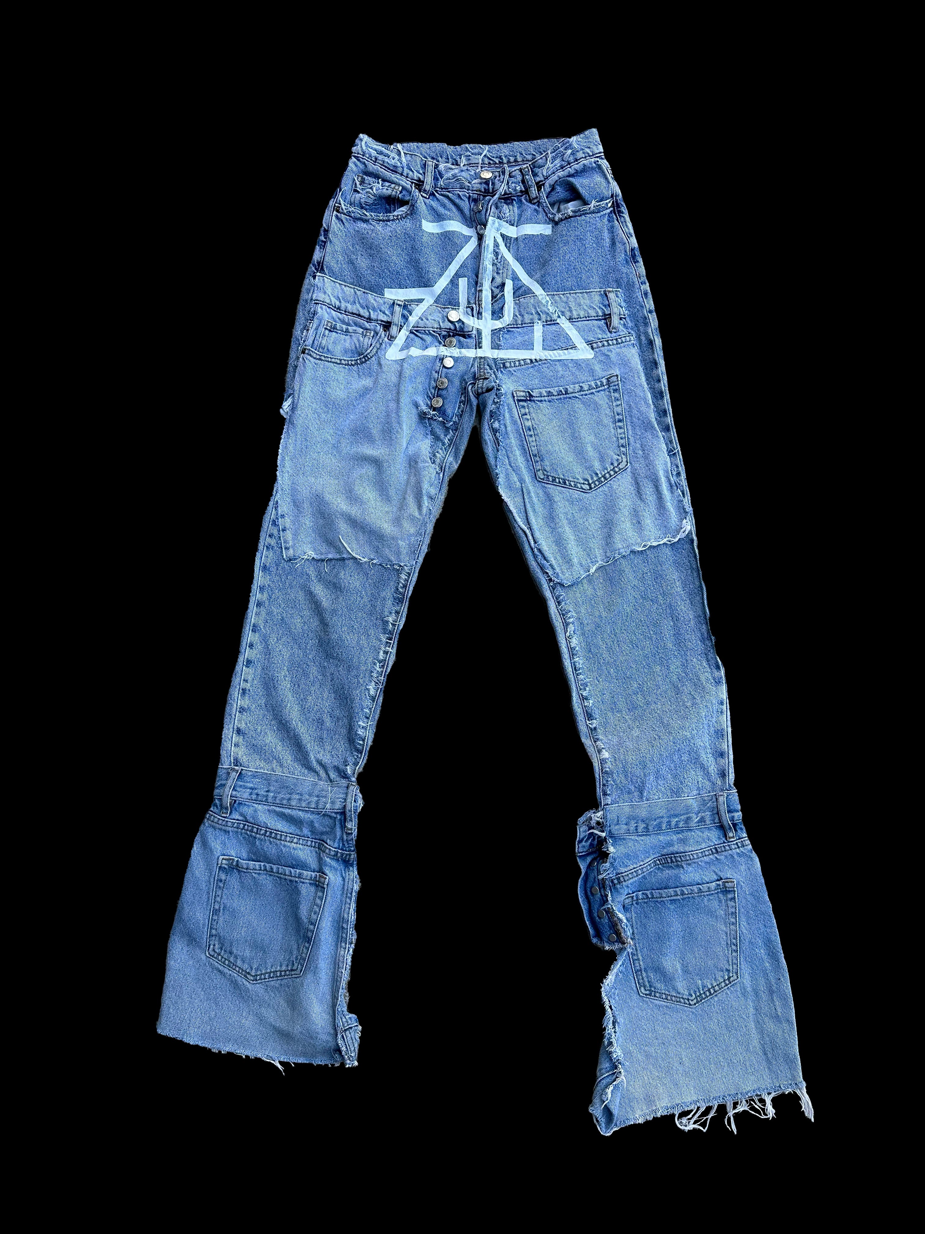 TZUL Women's Dr. Strange Stacked Denim (Light Blue)
