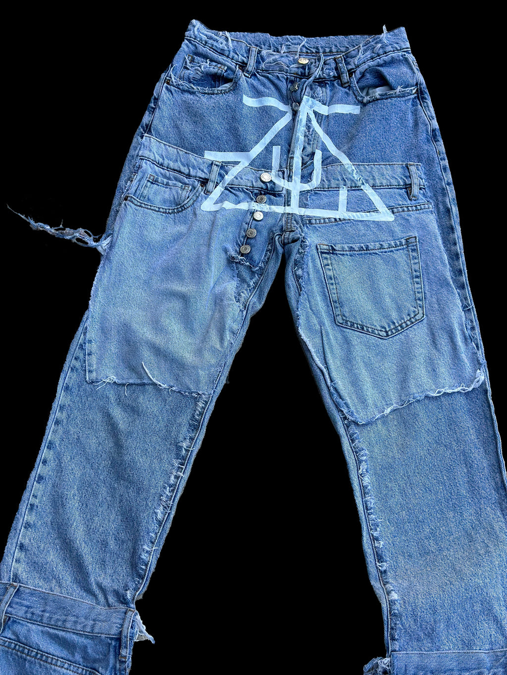 TZUL Women's Dr. Strange Stacked Denim (Light Blue)