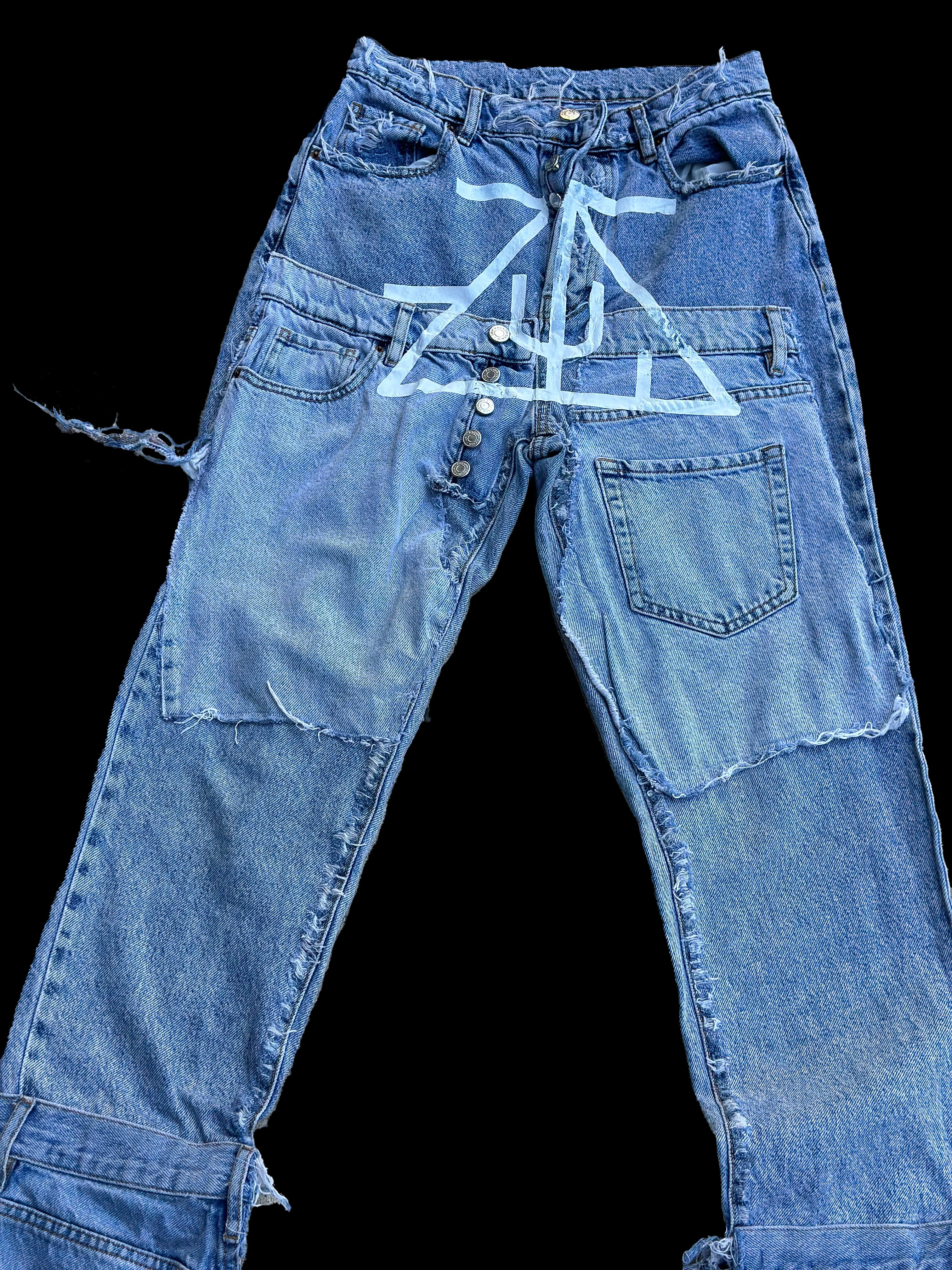 TZUL Women's Dr. Strange Stacked Denim (Light Blue)