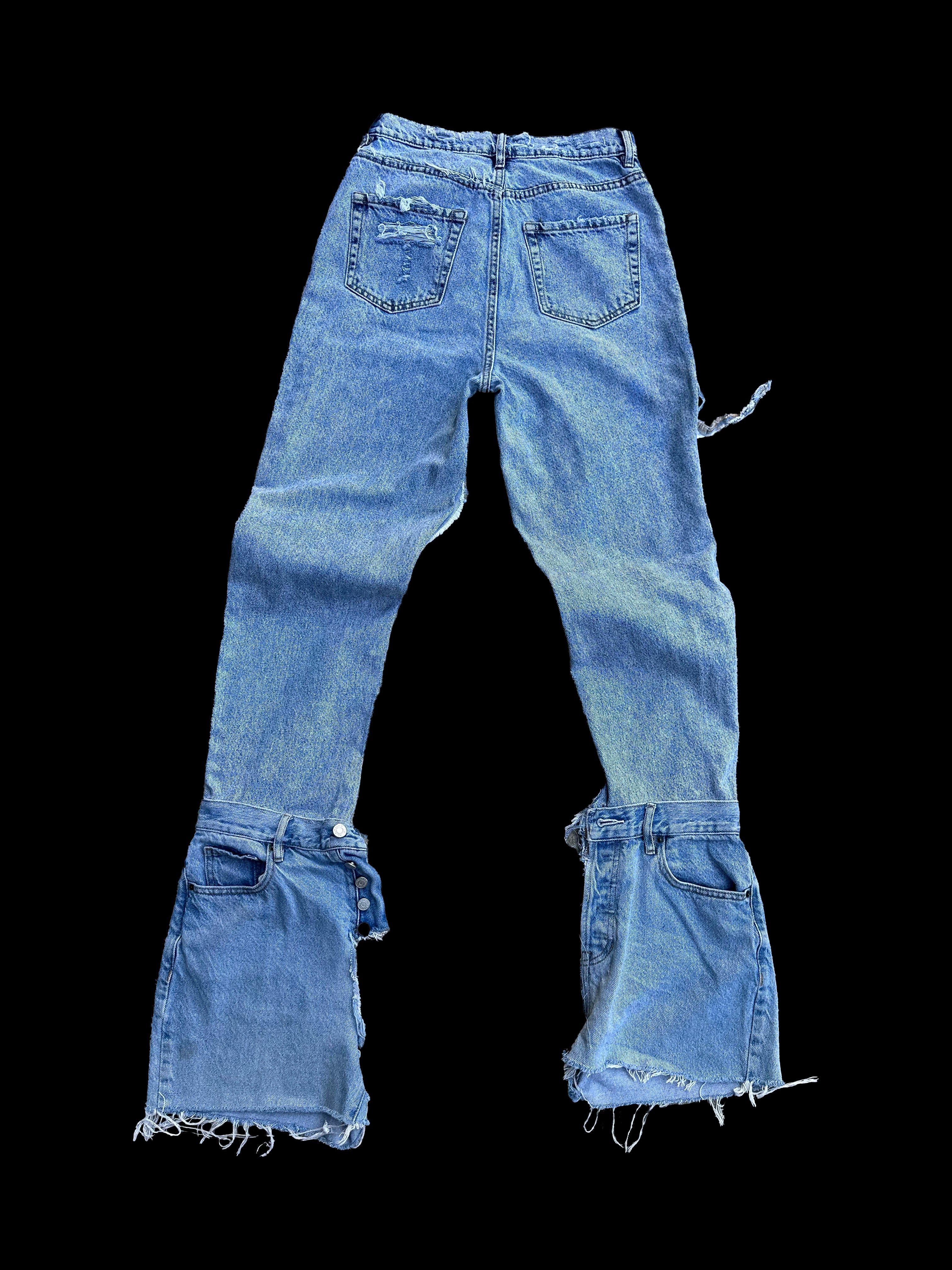 TZUL Women's Dr. Strange Stacked Denim (Light Blue)