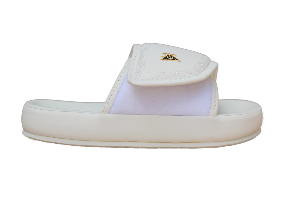 TZUL Pillow Top Slides Blanco