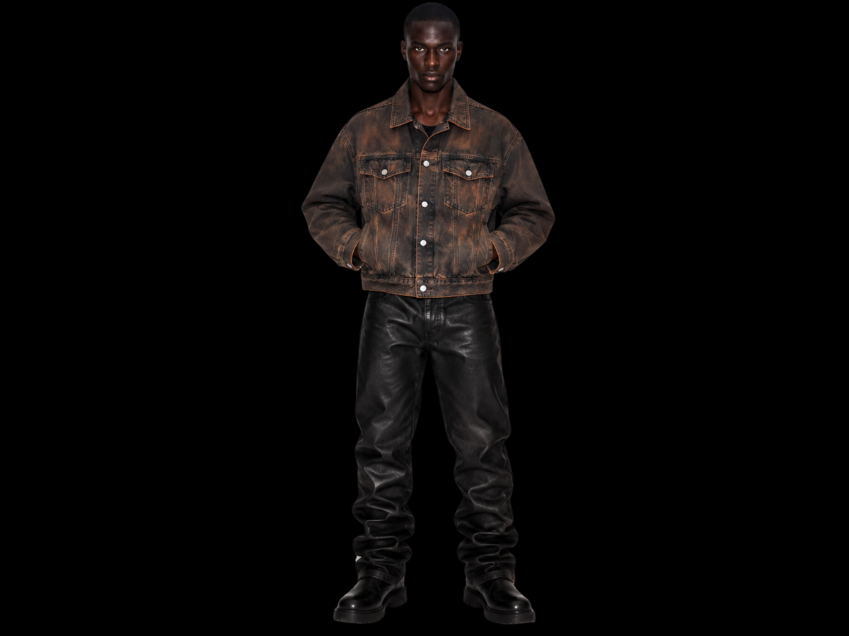 TZUL Waxed Denim Jacket (Brown)