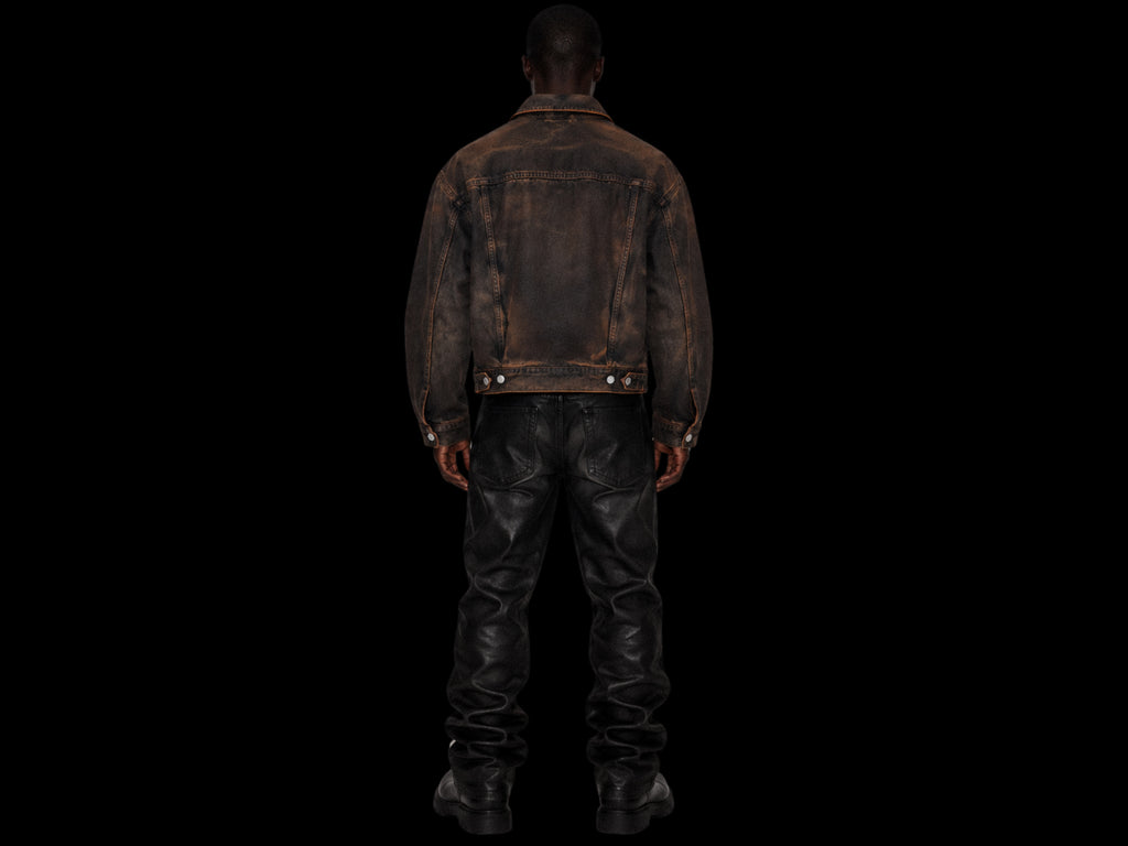 TZUL Waxed Denim Jacket (Brown)