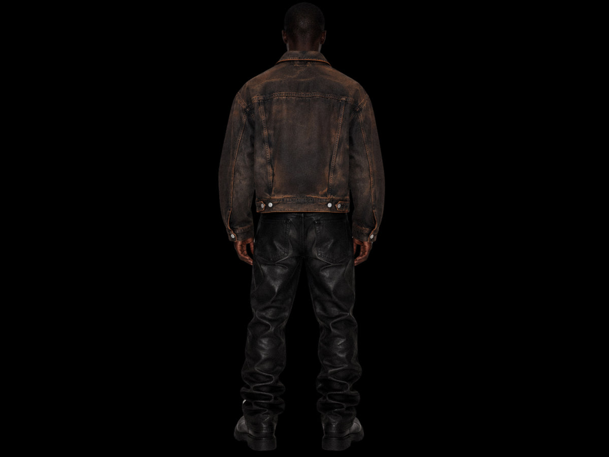 TZUL Waxed Denim Jacket (Brown)