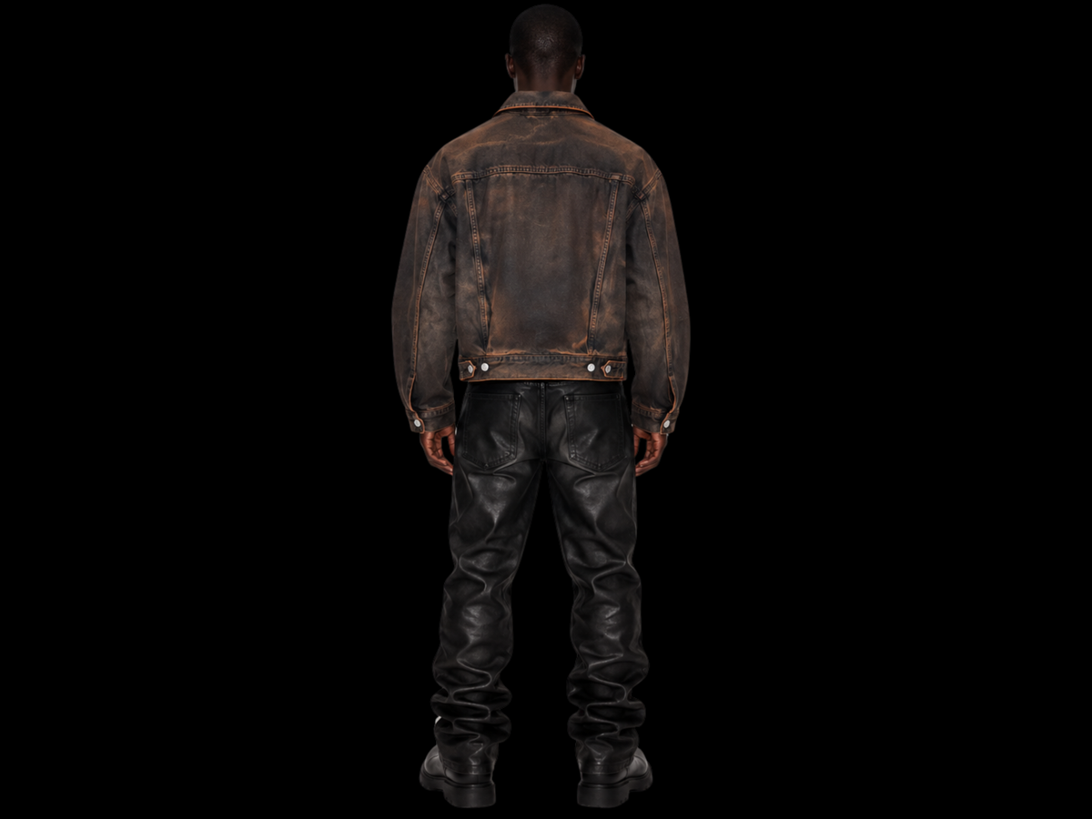 TZUL Waxed Denim Jacket (Brown)