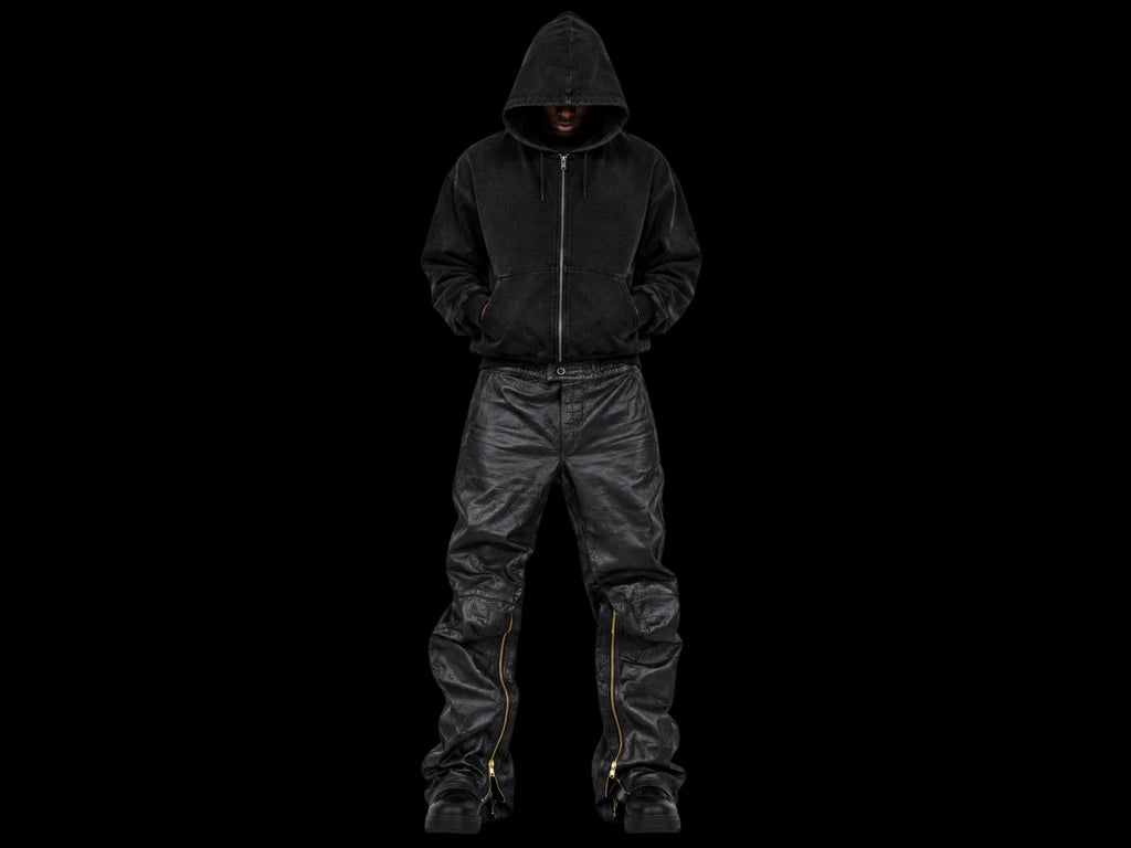 TZUL Leather Zip Trouser