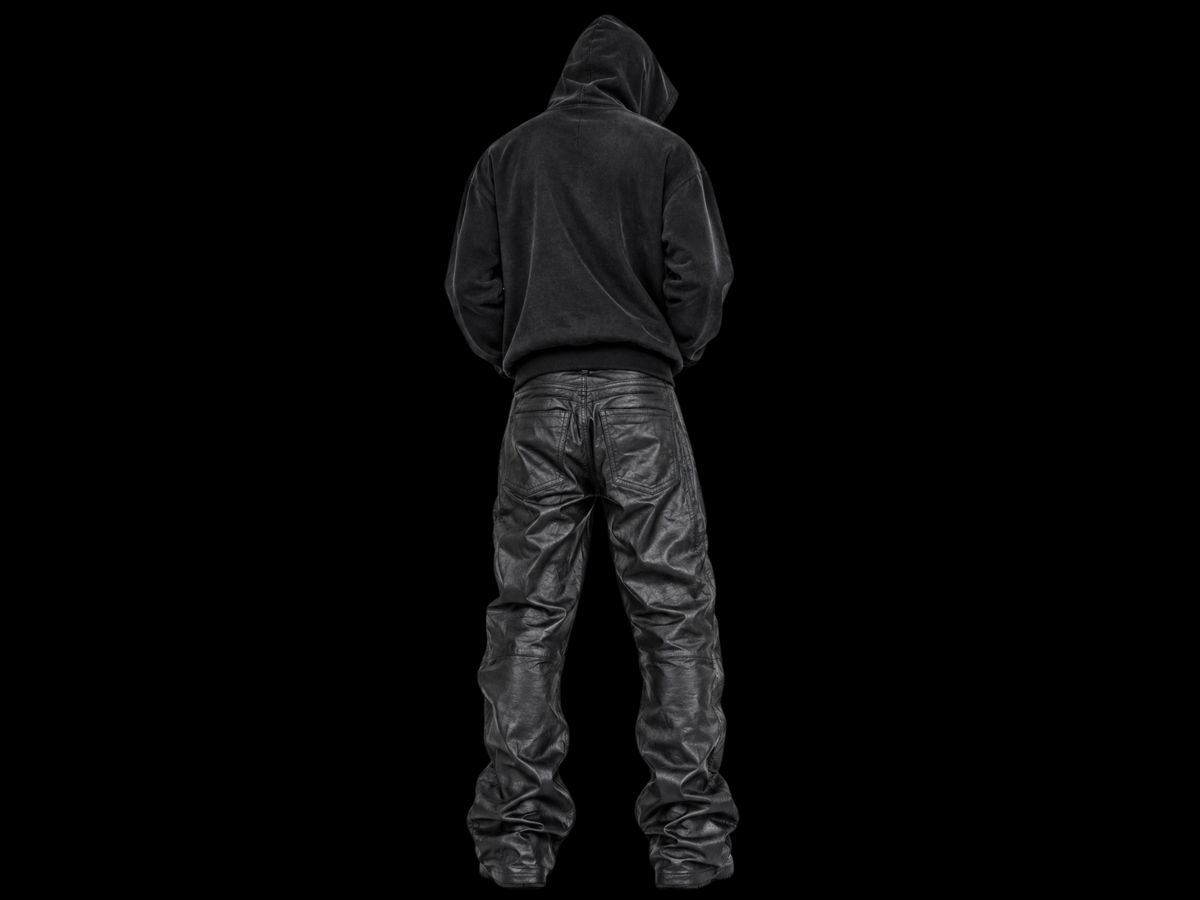 TZUL Leather Zip Trouser