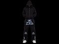 TZUL Scissorhand Stacked Zip Sweatpants