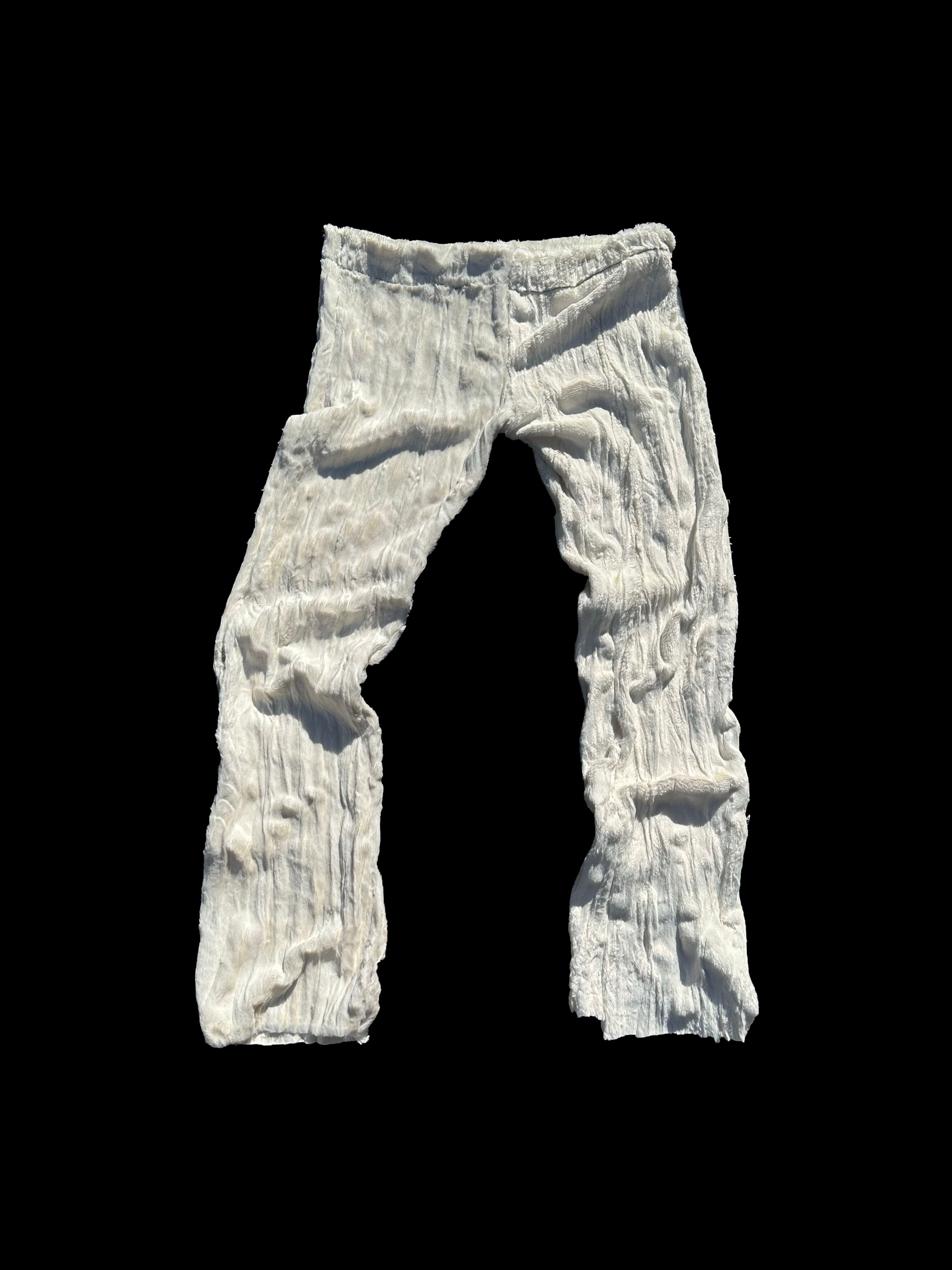 TZUL Nut White Fur Trouser